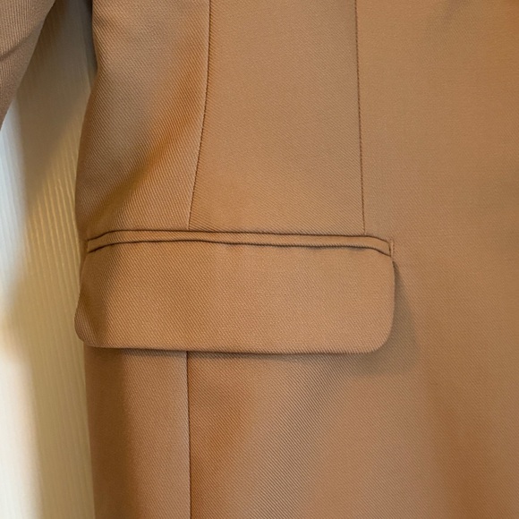 Banana Republic Tan Double-Breasted Blazer with Gold Buttons - Picture 4 of 7